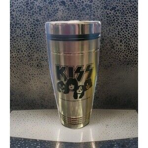 KISS Band Tumbler Stainless Steel 20 Oz. Insulated Coffee Cup Hot Cold Rare 2007